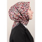 LOCELLA ESARP Lo'cella Pamuklu Soft Eşarp 4161-8 Siyah-Bej