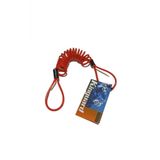 Lock Kınguard Disk Kilidi Hatırlatma Kablosu Kırmızı