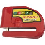 Lock LK303 Alarmlı Motosiklet Disk Kilidi Kırmızı - Standart