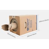 Lockedpaper Tubefill Tüp Ağızlı Dispenser Kutulu Kraft Dolgu Kağıdı - 38 cm x 360 Metre (70 Gr/m²) - Sıkı Sabitleme & Kompakt Koruma