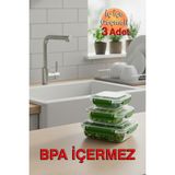 Lock&fresh Master Dikdörtgen Saklama Kabı (565,975,1675 Ml) (Üçlü Set)
