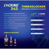 Locking 343 Sıvı Conta 250 ml