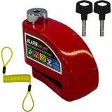 Locks Motosiklet Disk Kilidi Alarmlı Kırmızı ( 110DB ) - Açık Kırmızı