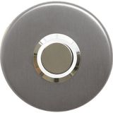 Lockway Z-101B Paslanmaz Tek Kontak Zil Butonu Beyaz LED