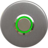 Lockway Z-101Y Paslanmaz Tek Kontak Zil Butonu Yeşil LED