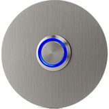 Lockway Z301M Paslanmaz 304 Yuvarlak Zil Butonu Ø70MM Mavi LED