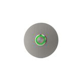 LOCKWAY Z301Y Paslanmaz 304 Yuvarlak Zil butonu Ø70mm Yeşil Led