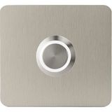 Lockway Z402B Paslanmaz 304 Kare Zil Butonu 60X60MM Beyaz LED