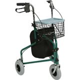 Loco Alüminyum Rollatör | Katlanabilir, 3 Tekerlekli ve Taşıma Sepetli Yapısıyla Yaşlı ve Engelliler Için Pratik Mobilite Yardımcısı PR-888