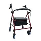 Loco Alüminyum Rollator Yürüme Yardımcısı | Katlanabilir Oturaklı Ergonomik Güvenli Pr-880