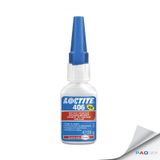 LOCTITE 406 Plastik Kauçuk Yüzeylere Hızlı Yapıştırıcı - 20 gr. (2 Adet)