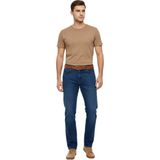 Locus Jeans Erkek Büyük Beden Regular Kalıp Jeans Pantolon 320 BGL-ST05159 - Petrol - 48