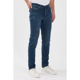 Locus Jeans Erkek Mavi Slim Fit Tırnak Detaylı Kot Pantolon LCS68231106 - 34