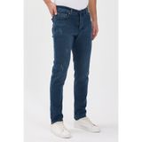 Locus Jeans Erkek Mavi Slim Fit Tırnak Detaylı Kot Pantolon LCS68231106