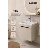 Lode Bath Irma 60 Cm Lavabolu Alt Banyo Dolabı, Kapaklı Banyo Alt Dolabı,Seramik Lavabo Dahil