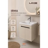 Lode Bath Irma 70 Cm Lavabolu Alt Banyo Dolabı, Kapaklı Banyo Alt Dolabı,Seramik Lavabo Dahil