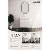 Lode Bath Lode Irma Beyaz 60 cm Seramik Lavabolu Alt Banyo Dolabı - 60cm