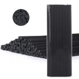 L'odeur Vill 100 Adet Kamış Difüzör Çubukları, 3,5 mm * 10 inç (25 cm) Çubuklar Uçucu Yağ Aroma Difüzör Çubukları Aroma Kokusu için Yedek Parçalar (Siyah)