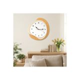 LODOS CNC İskandinav Modern Duvar Saati 35 cm Sessiz Mekanizma MDF Minimal Tasarım