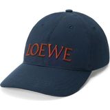Loewe Lacivert Logo Nakışlı Kadın Şapka - S