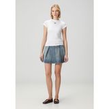 Loewe Mavi Pileli Mini Denim Etek - 34