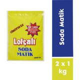 Lofçalı Soda Matik 2 Adet 1 kg Beyaz Çamaşırlar İçin Oksijen Bazlı Temizlik Ürünü