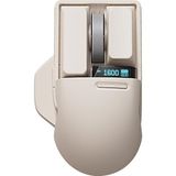 Lofree Touch Pbt Kablosuz Mouse Bluetooth, Kablolu Bağlantı, Şarj Edilebilir, Krem - Beyaz