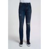 Loft 2033755 Mavi Erkek Ricardo Slim Fit Normal Bel Daralan Paça Yırtık Boya Detaylı Kot Pantolon