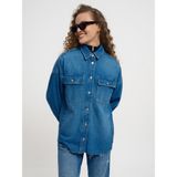 Loft Comfort Fit Kadın Gömlek U.kol - XS - S - Denim
