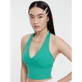 Loft Crop Kadın Atlet - M - Yeşil