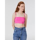 Loft Crop Kadın Atlet - XS - Fuşya