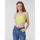 Loft Crop Kadın Atlet - Yeşil