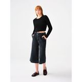 Loft Culotte Cropped Regular Fit Kadın Pantolon - 25 - Denim