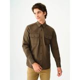Loft Erkek Gömlek Koyu Haki LF2037426 - XL