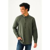 Loft Erkek Gömlek LF2037403 LF2037403013 - 2XL - Haki