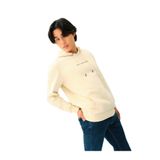 LOFT Erkek Kapüşonlu Sweatshirt, Ecru, L Beden