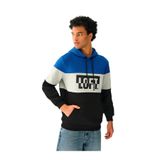 LOFT Erkek Kapüşonlu Sweatshirt, Electric Blue, M Beden