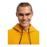 LOFT Erkek Kapüşonlu Sweatshirt, Safran Yellow, S Beden