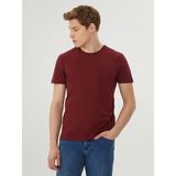 Loft Erkek Kısa Kollu T-Shirt - Bordo - M