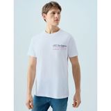 Loft Erkek Loose Fit T-Shirt LF2038791 Whıte - Beyaz - XL