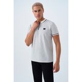 Loft Erkek Polo Tişört LF2037112 LF2037112015 - Siyah - Beyaz - 2XL