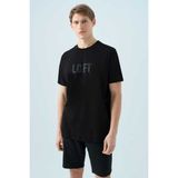 Loft Erkek Regular Fit T-Shirt LF2038461 Black/whıte - Siyah - XL
