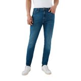 LOFT Erkek Straight Fit Jean Pantolon, Mid Blue, 32-32