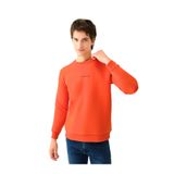 LOFT Erkek Sweatshirt, Bisiklet Yaka, Oversize Kalıp, Haki, S Beden