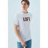 Loft Erkek Tişört LF2038687 LF2038687015 - Beyaz - 2XL