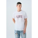 Loft Erkek Tişört LF2038726 LF2038726015 - Beyaz - 2XL