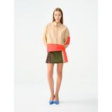 Loft High Waist Kadın Etek - Haki - XS
