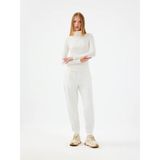 Loft Jogger Fit Beyaz Kadın Eşofman Altı LF2038218