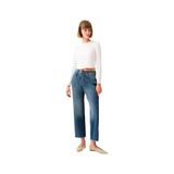 Loft Kadın Boyfriend Jean Pantolon, Lacivert, 27-30