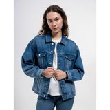 Loft Kadın Regular Fit Denim Ceket %100 Pamuklu M Beden Rahat Kullanım
